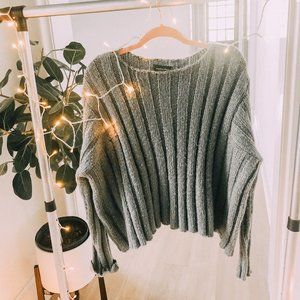 Wooden Ships grey sweater, boutique